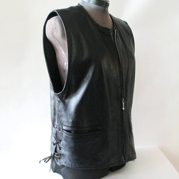 CIGLIANO LEATHER VEST - Picture 2 of 16